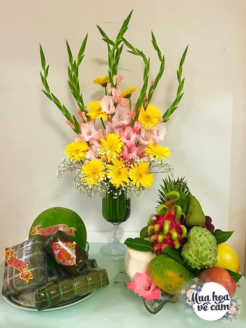 Nhìn hoa nhớ mẹ, 8X Việt ở nước ngoài cắm loại hoa chơi Tết đẹp siêu lòng - 7 - kythuatcanhtac.com