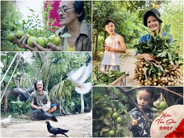 Mua nhà cách Hà Nội 30km nghỉ ngơi, nghệ sĩ Giang Còi Tết đội nón ra vườn nhặt cỏ - kythuatcanhtac.com