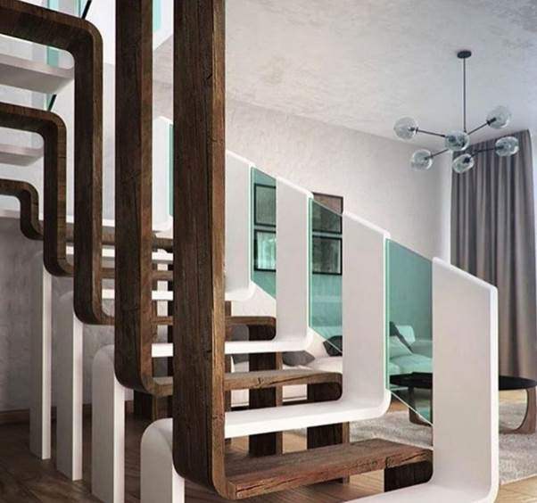 Mẫu cầu thang gỗ đẹp hiện đại, đơn giản làm nổi bật ngôi nhà - 30 - kythuatcanhtac.com