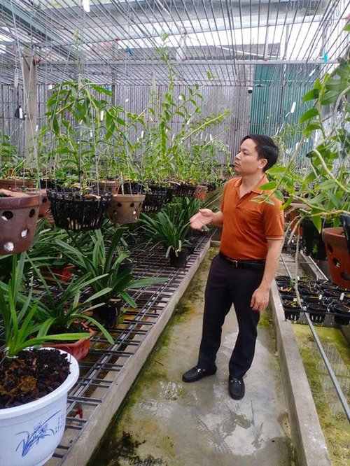 Ông chủ vườn lan 7X Mạnh Hùng và niềm đam mê hoa lan - 1 - kythuatcanhtac.com
