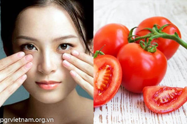 Cà chua giúp giảm thâm quầng mắt - kythuatcanhtac.com