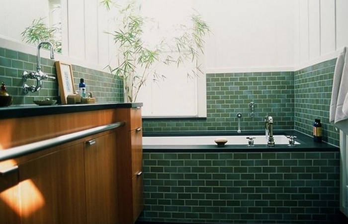 Không gian nhà tắm cách điệu khi trồng cây tre  - kythuatcanhtac.com