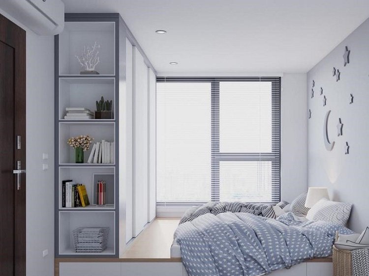 Những phòng ngủ được thiết kế riêng cho nhà nhỏ khiến người khác phải amp;#34;đỏ mắtamp;#34; ghen tỵ - 3 - kythuatcanhtac.com
