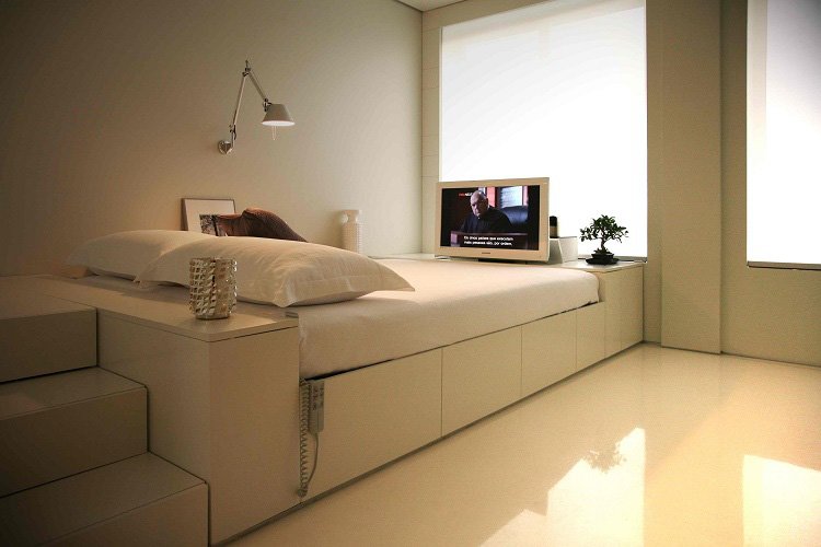 Những phòng ngủ được thiết kế riêng cho nhà nhỏ khiến người khác phải amp;#34;đỏ mắtamp;#34; ghen tỵ - 7 - kythuatcanhtac.com