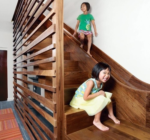 Mẫu cầu thang gỗ đẹp hiện đại, đơn giản làm nổi bật ngôi nhà - 7 - kythuatcanhtac.com