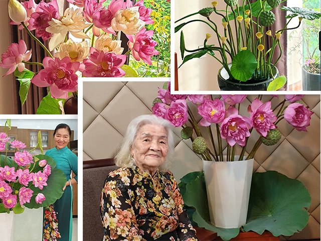 Thương mẹ nuôi 13 con cả đời vất vả, con gái U60 ngày ngày cắm hoa để mẹ ngắm chơi - kythuatcanhtac.com