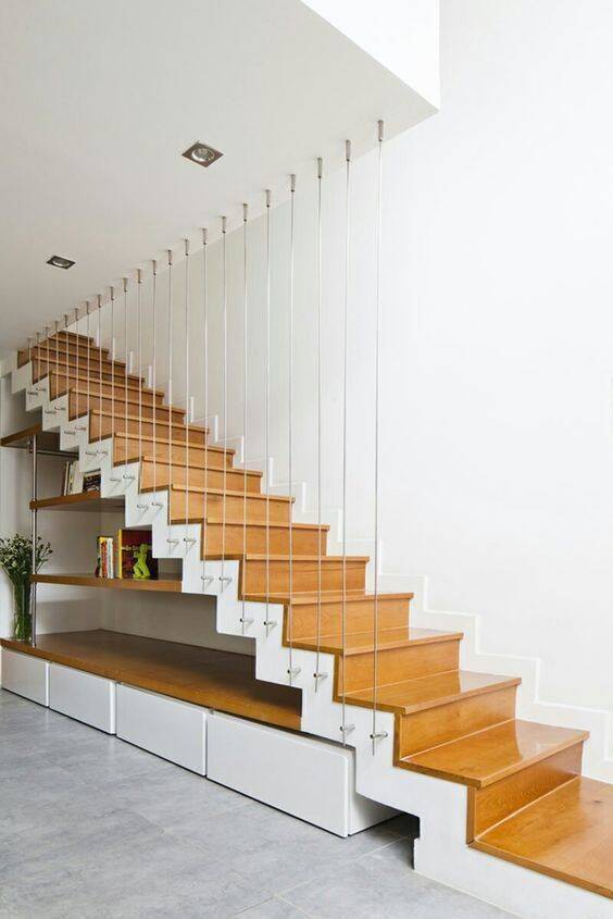 Các mẫu cầu thang gỗ hiện đại năm 2022, nhà nhỏ hay to đều ứng dụng dễ dàng - 9 - kythuatcanhtac.com