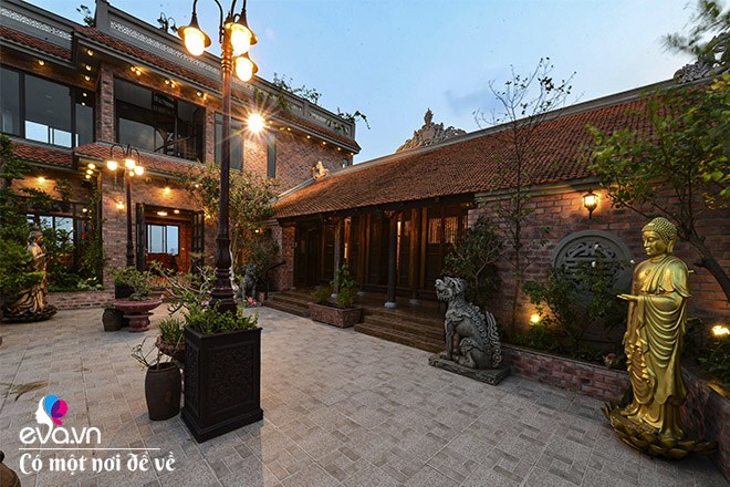 Mãn nhãn nhà “tân cổ” ở Hà Nội, trên nền biệt thự 460m2 là nhà cổ trăm tuổi - 11 - kythuatcanhtac.com