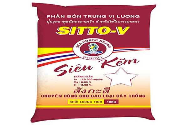phân vi lượng Sitto-V Siêu Kẽm - kythuatcanhtac.com