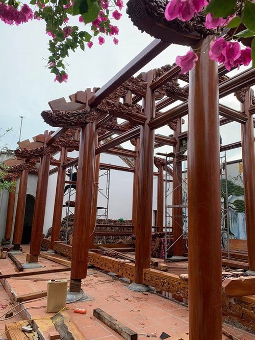 amp;#34;Biệt phủamp;#34; 1.700m2 toàn gỗ quý và dàn cây cảnh tiền tỷ ở Nam Định - 4 - kythuatcanhtac.com