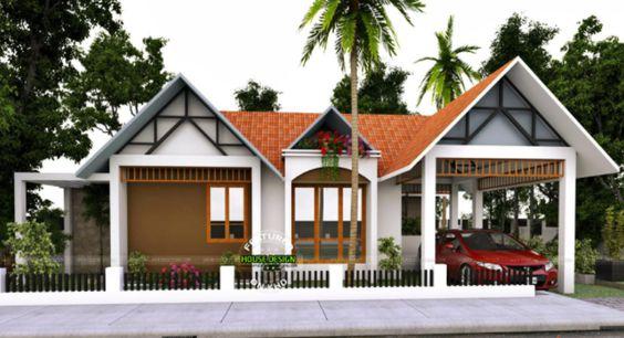 10 mẫu nhà một tầng mái thái đẹp nhất 2021 - 10 - kythuatcanhtac.com