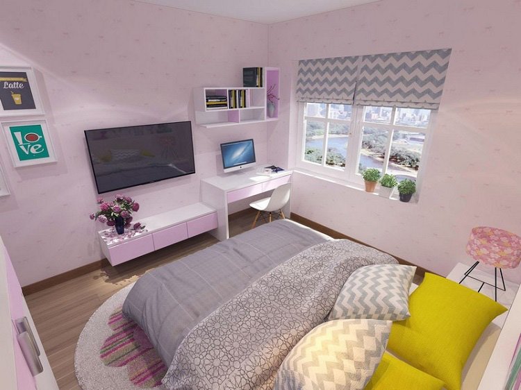 Những phòng ngủ được thiết kế riêng cho nhà nhỏ khiến người khác phải amp;#34;đỏ mắtamp;#34; ghen tỵ - 11 - kythuatcanhtac.com